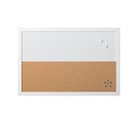 (TG. 60x40 cm) Bi-Office, Combinazione di Elementi Lavagna e Bacheca, Magnetica