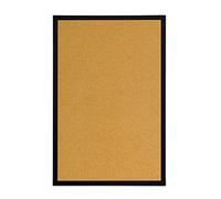 (TG. 60x40 cm) Bi-Office Lavagna in Sughero, Cornice MDF Nero, 60x40 cm - NUOVO