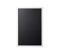(TG. 60x40 cm) Bi-Office Lavagna Nera Per Gesso Back2Chalk Essentials, Cornice M