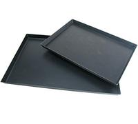 (TG. 60x40x3 cm) Pentole Agnelli Teglia Rettangolare, Lamiera Blu, Nero, 60 x 40