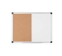 (TG. 60x45) Bi-Office Pannello Combo Maya Sughero/Cancellabile a Secco Magnetico