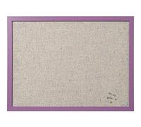 (TG. 60x45) Bi-Office Pannello Per Avvisi Lavender, Cornice in MDF Viola, Bachec