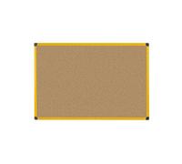 (TG. 60x45 cm) Bi-Office Lavagna di sughero naturale Ultrabrite, Con Cornice In