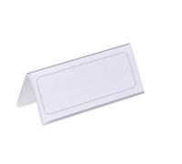 (TG. 61/122 x 150 mm) Durable 805019 - Segnaposto da Tavolo, Leggibile da Entram