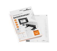 (TG. 61/122 x 210 mm) Durable 146002 - Badgemaker, Cartoncini Inserto per Portan