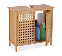 Mobile sottolavabo Mobiletto da bagno Contenitore per lavandino 8 kg 2 ante