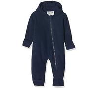 (TG. 62) Playshoes Fleece-Overall, Tuta in Pile Unisex - Bambini e ragazzi, Blu