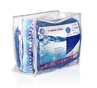 (TG. 620x370 cm) Gre CPROV600 - Copertura estiva per piscina a forma di otto di
