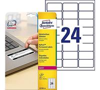 (TG. 63.5 x 33.9) Avery L6146-20- Set di Etichette per Identificare Cavi Elettri