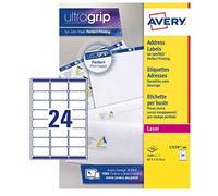 (TG. 63.5 x 33.9) AVERY L7159-100 Etichette per indirizzi 24 Etichette per Fogli