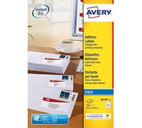 (TG. 63,5 x 33,9 mm) Avery j8159 - 15 - Set di 360 etichette Stampa a Getto
