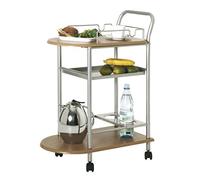 (TG. 63.5 x 35 x 84 cm) Haku Möbel 40027 Carrello da Cucina, 84 x 63.5 x 35 cm