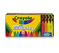 (TG. 64 Count (Pack of 1)) CRAYOLA - Gessi per Esterno Lavabili, Confezione da 6