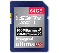 (TG. 64 Gb) Integral - Scheda SD da 256 Gb, memoria ad alta velocit 4 K, SDXC f