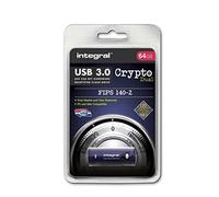 (TG. 64 go) Integral INFD64GCRYDL3.0140-2 Crypto DUAL 140-2 Memoria USB portatil