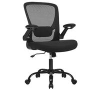 (TG. 64 x 64 x (99-107) cm) SONGMICS Sedia da Ufficio, Sedia Girevole, Sedia di