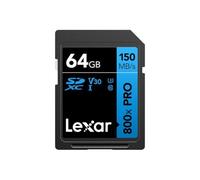 (TG. 64GB) Lexar 800x PRO 64GB Scheda SD, Scheda SDXC UHS-I, Scheda SD 3.0 fino