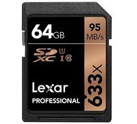 (TG. 64GB) Lexar Schede Professional 633x 64GB SDXC UHS-I - NUOVO