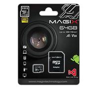(TG. 64GB) Micro SD Card MAGIX 4K Series Class10 V30 + SD Adapter UP to 100MB/s