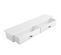 (TG. 65 x 15 x 10 cm) SONGMICS Mensola da Parete a 2 cassetti, mensole sospese,