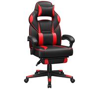 (TG. 65 x 70 x (115-123) cm) SONGMICS Sedia da Ufficio, Poltrona Racing Ergonomi
