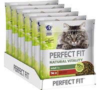 (TG. 650 g (Confezione da 6)) Natural Vitality - cibo secco per gatti Adult 1+