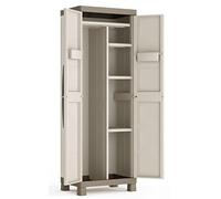 (TG. 65x45x182 cm) Keter Armadio PORTASCOPE Excellence Sabbia KIS, Beige, 65x45x