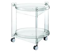 (TG. 66 x 63.5 cm) Guzzini Carrello Home, Trasparente, 66 x 63.5 cm - NUOVO