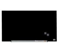 (TG. 677 x 381 mm) Nobo Lavagna Magnetica in Vetro con Vaschetta Porta Accessori