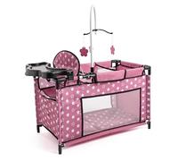 (TG. 68 x 33 x 72 cm) Bayer Design Lettino per bambole multifunzionale con vano
