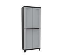 (TG. 68 x 39 x 170 cm) Terry Twist Black 2680 Armadio Alto in Plastica Tuttopian