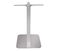 (TG. 680(H) x 400(W) x 400(D)mm) Bolero tavolo quadrato base in acciaio INOX 680