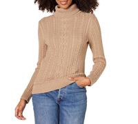 (TG. 6XL Plus) Amazon Essentials Maglione A Collo Alto Intrecciato con Screziatu