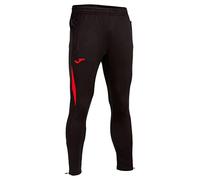 (TG. 6XS) Joma Pantalone Lungo Uomo Championship VII Nero Rosso - NUOVO