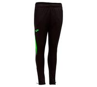 (TG. 6XS) Joma Pantalone Lungo Uomo Championship VII Nero Verde Fluorescente - N