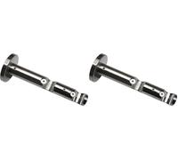 (TG. 7.5 / 5 cm (Confezione da 2)) Gardinia Supporto Combinato Doppio con Base b