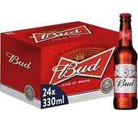 (TG. 7.92 l (Confezione da 1)) Bud, Birra Bottiglia - Pacco da 24x33cl - NUOVO