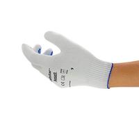 (TG. 7) Ansell Cutstar Guanto di Protezione meccanica contro il taglio, Bianco,