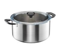 (TG. 7 litres) Fiskars Casseruola con Coperchio, 7 litri, Ø 28,5 cm, Adatto a T