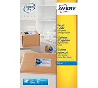 (TG. 7 mm) Avery J8165-25, 200 Etichette bianche adesivi per Inkjet QuickDry, 99