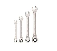 (TG. 7 R 4 tlg.) Gedore, Set di chiavi fisse combinate con cricchetto, S 7 R-04