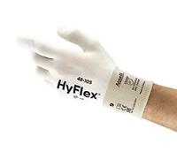 (TG. 7 (S)) Ansell HyFlex 48-105 Guanto Multiuso, Protezione Meccanica, Bianco,