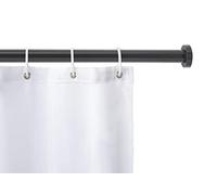 (TG. 70 - 115 cm) WENKO Tubo da doccia telescopico Luz, estensibile, incl. adatt