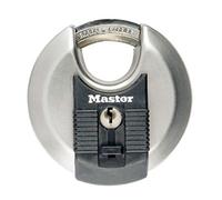 (TG. 70 mm) MASTER LOCK Disco Lucchetto ad Alta Sicurezza [Chiave] [Acciaio Inox