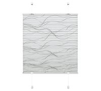 (TG. 70 X 130 Cm) Gardinia Tenda Plissettata, Poliestere, Bianco, 70 X 130 Cm -