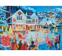 (TG. 70 x 50 x 0,2 cm) Ravensburger Christmas House Special Edition - Puzzle da