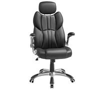 (TG. 70 x 70 x (119-137) cm) SONGMICS Sedia da Ufficio, Poltrona Girevole Ergono