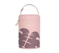 (TG. 700 ml) Miniland 89482 THERMIBAG LEAVES 700ML, rosa - NUOVO