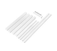 (TG. 700x1200) Emuca - Gambe quadrate e struttura per tavolo, 50x50mm, 1.150x750