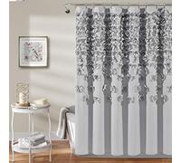(TG. 72 Inches x 72 Inches) Lush Decor Lucia - Tenda da doccia, 183 x 183 cm, co
